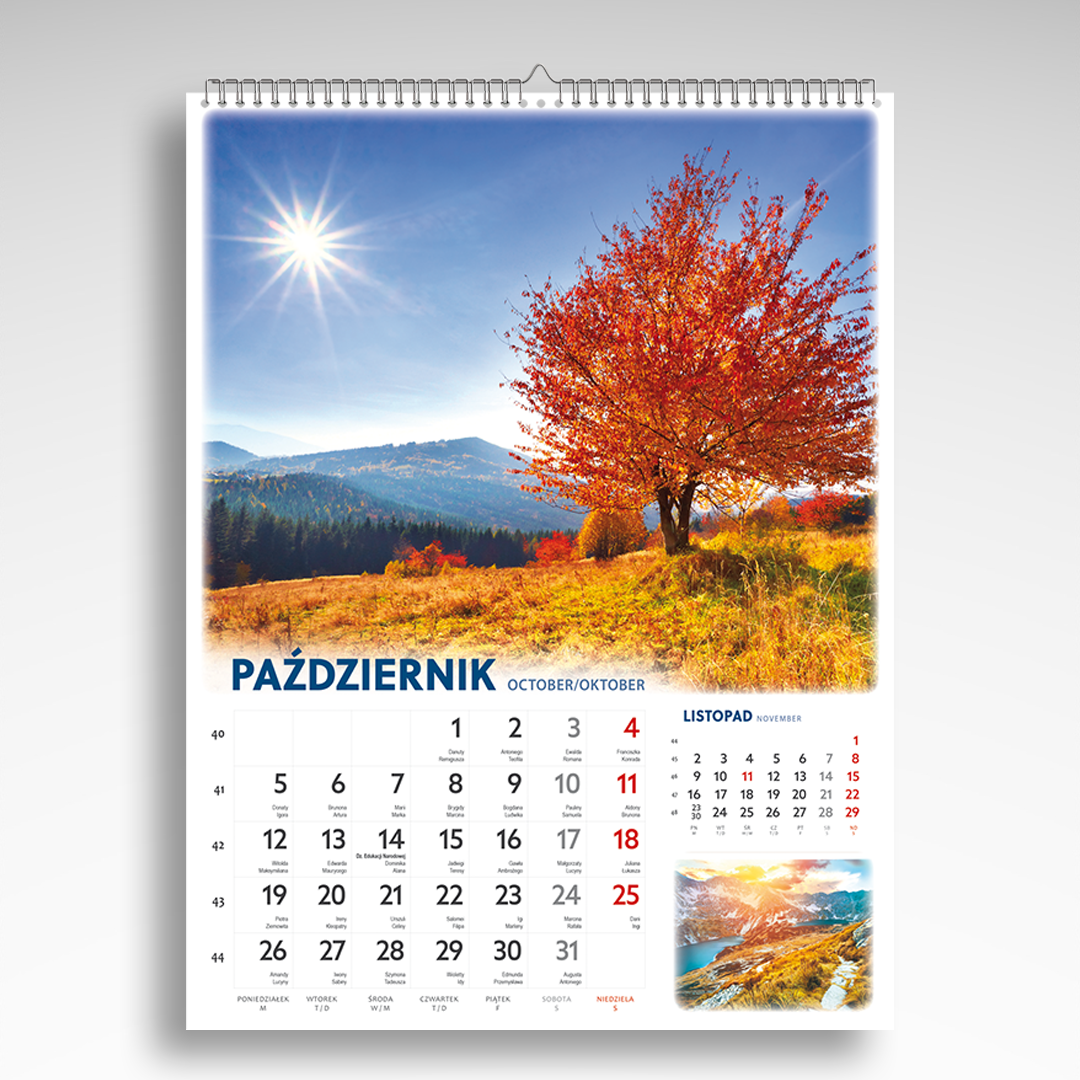 Kalendarz wieloplanszowy Tatry (20szt) - 9 Kalendarz wieloplanszowy Tatry (20szt) - obrazek 7